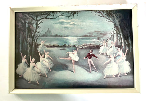 Swan Lake Print by Carlotta Edward’s 1950