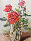 Roses Print by Martha Riggenbuch 1897-1981