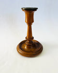 Wooden Candle Stick Holder with Metal insert