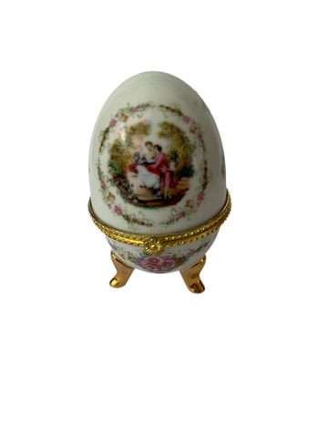 Porcelain Egg Jewellery Box