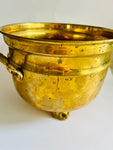 Small Brass Planter with Feet