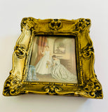 Gold Chancery Frames New Zealand Made with a Print of Two Young Ladies