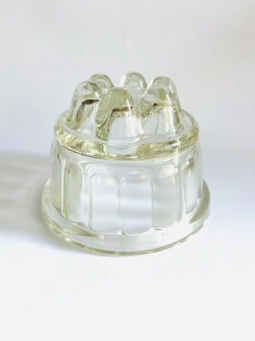 Vintage Clear Glass Jelly Mould