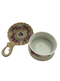 Hand Painted Ceramic Tea Strainer