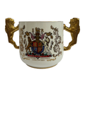 Paragon double handled mug for the commemoration of Queen Elizabeth trip to New Zealand