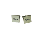 Cuff Links “Usher” on White Background”