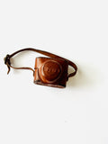 Miniature Mycro Sanwa co Ltd spy camera in Leather Case