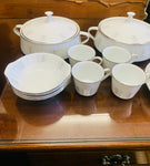 Noritake 4 place dinner set. Isabella pattern