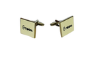 Cuff Links “Groom on White Background”