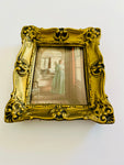 Gold Chancery Frames New Zealand Made with a Print of a Lady in the Drawing room reading