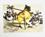 “A Joyous Easter" Vintage Post Card Reprint