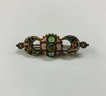 Antique micro mosaic brooch