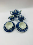 Blue Willow porcelain child’s tea set