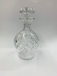 Vintage cut crystal whisky decanter