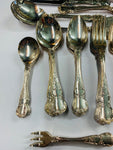 Full 6 place Rodd Camille Silver plated cutlery set