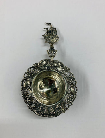 Dutch Silver tea strainer