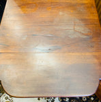 Victorian small mahogany drop side table