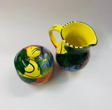 Christine Harris NZ made milk jug and sugar bowl