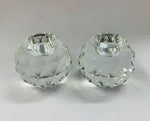 Pair of Swarovski Crystal candle holders