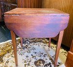 Victorian small mahogany drop side table