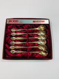 Set 6 Rodd Balmoral silver plated Parfait spoons