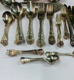 Full 6 place Rodd Camille Silver plated cutlery set