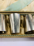 Set of 6 silver shot tumblers