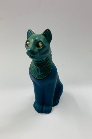 Novelty vintage Egyptian cat perfume bottle