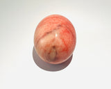 Agate Egg Pink Specks with Dark Pink and Black Swirls