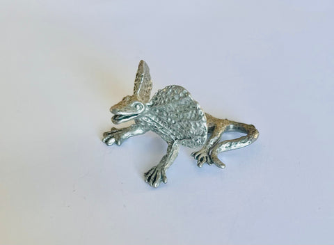 Metal Australian Animal Frill Necked Lizard