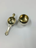 Silver plated tea strainer