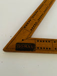 Wooden Vintage Cribbage Board