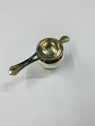 Silver plated tea strainer