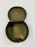 Antique leather collar box