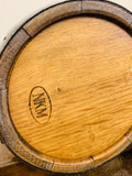 Old wooden whisky barrel