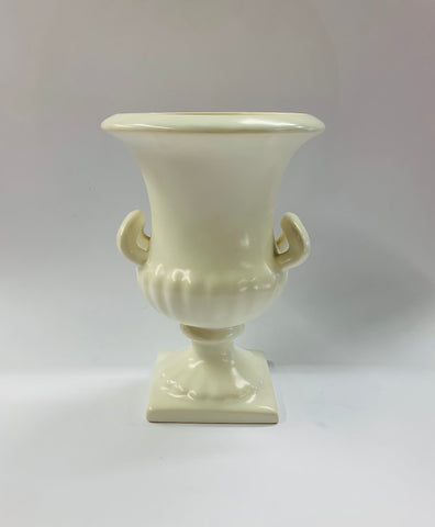 Shorter and Sons White pottery vase