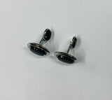 Pair of black onyx vintage cufflinks