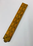 Antique Boxwood folding ruler