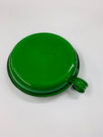 Large green enamel wee willy winky candle holder