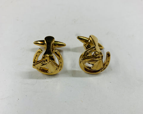 Vintage horse cufflinks