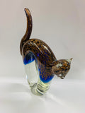 Midcentury Art glass cat