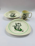 Rare Cutie-Kitten set of 3 Spode breakfast set