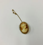 Vintage cameo brooch