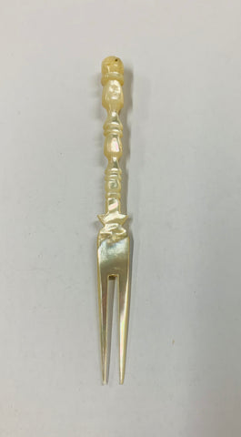 Antique mother of Pearl 2 pronged fork
