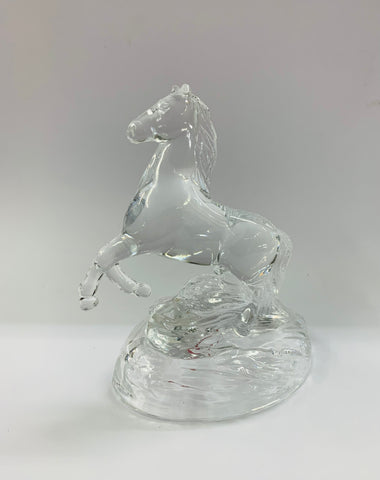 French crystal horse