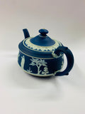 Dark blue Wedgwood teapot