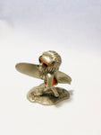 Salengor Pewter Lion with Surf Board