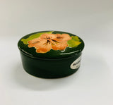 Moorcroft Hibiscus jewellery box