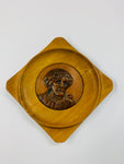 New Zealand Rimu wooden carved Maori elder relief