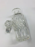 Vintage round cut crystal decanter